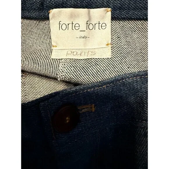 Forte_Forte Blue Straight Italian‎ Jeans Quiet Luxury Chic US Size 4